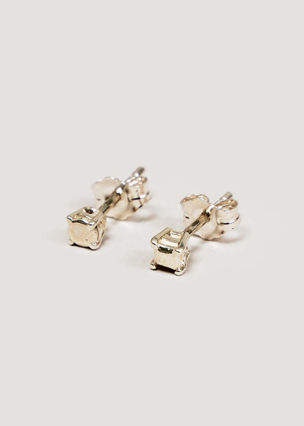 Martine Ali Stone Prince Earrings - Silver | Garmentory
