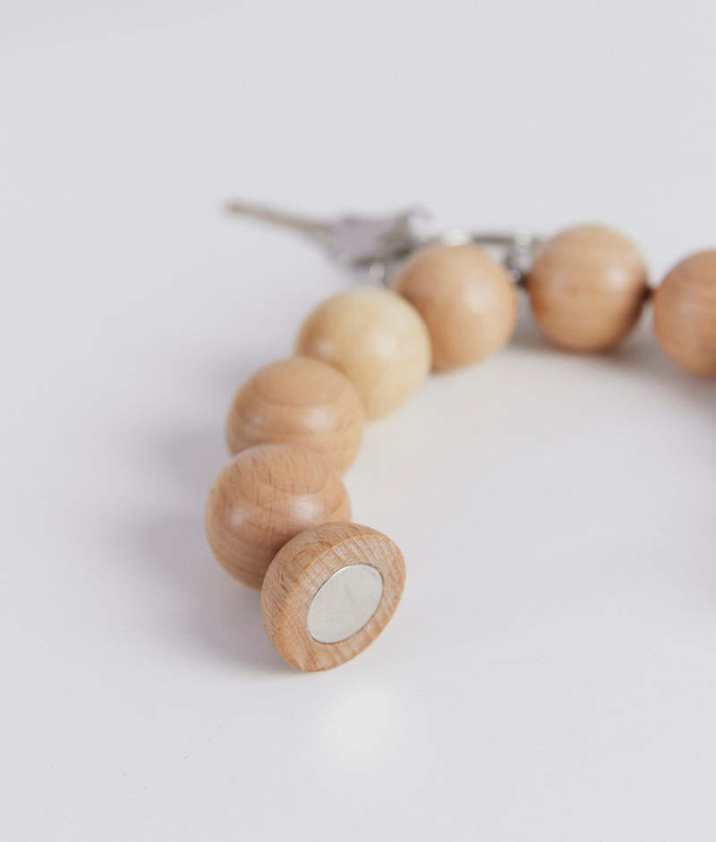 小物 BUILDING BLOCK Wood Ball Keychain Building Block WOOD BALL KEYCHAIN | Garmentory