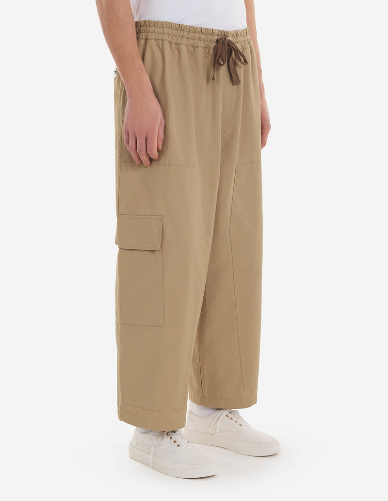 【関税・送料込み】MAISON KITSUNE PANTS BEIGE COTTON PANTS Maison Kitsuné - Japanese Worker Pants | HBX - Globally
