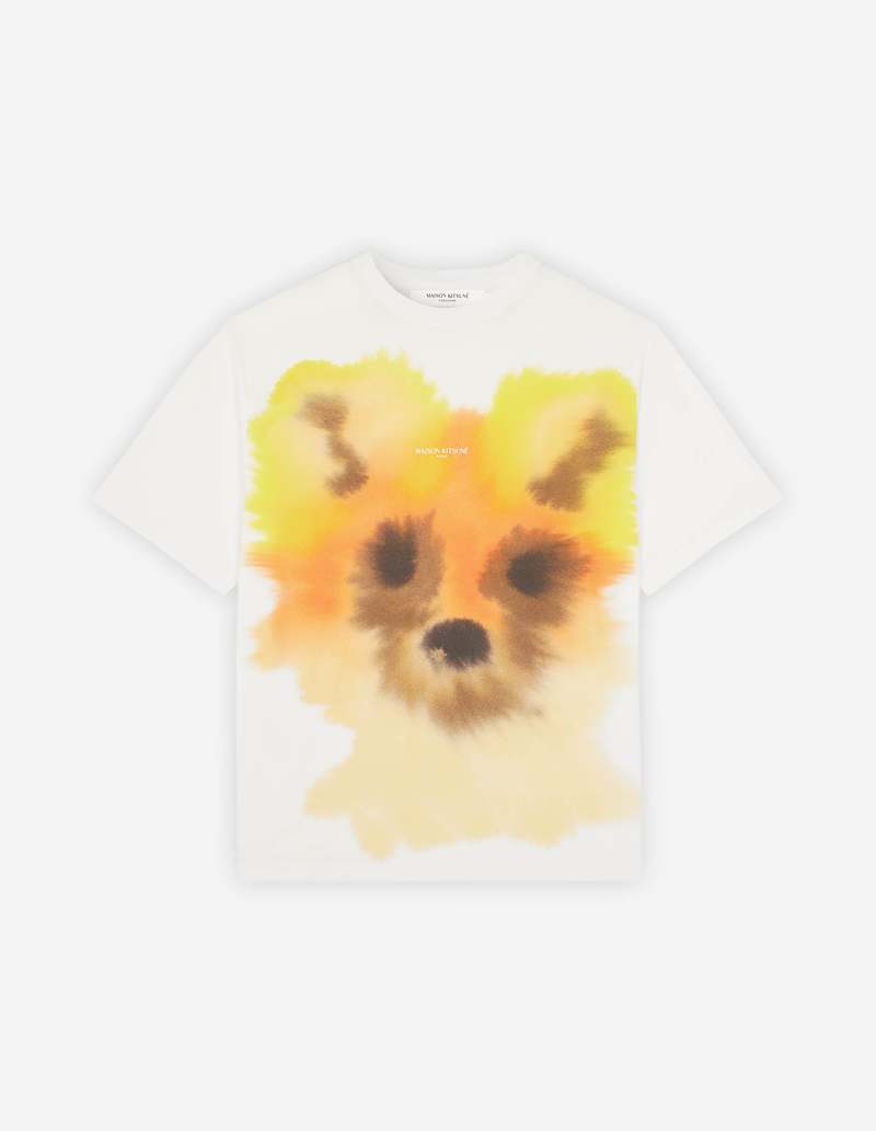 即配★MAISON KITSUNE TEE SHIRT MK x ROP VAN MIERLO FOX EASY Maison Kitsuné x Rop Van Mierlo Fox Easy Tee Shirt