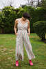 Myrtle Ellis Long Jumpsuit - Rainbow Plaid - Thumbnail 1