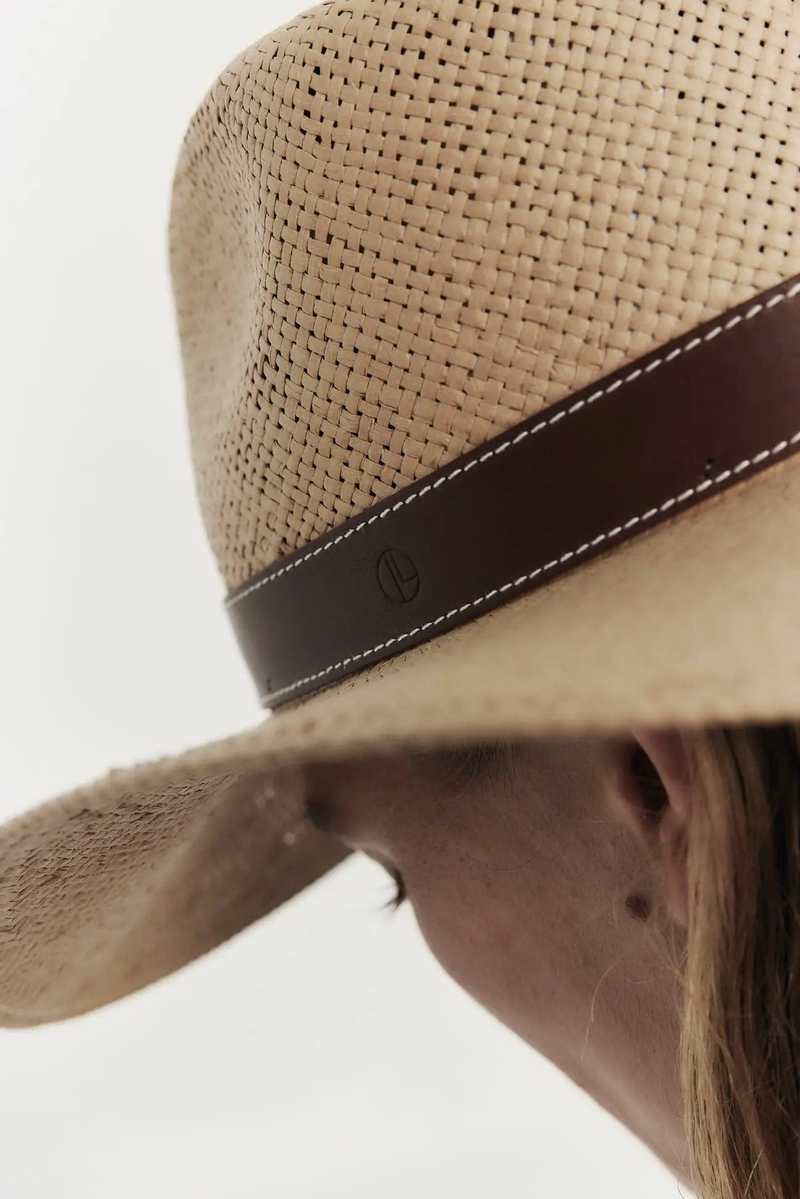 Janessa Leone Halston Hat - Sand | Garmentory display picture 3
