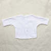 Kids Pequeno Tocon Baby Jersey Bat Wing Sweater - White - Thumbnail 1