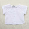 Kids Pequeno Tocon Baby Ocre Top - White - Thumbnail 1