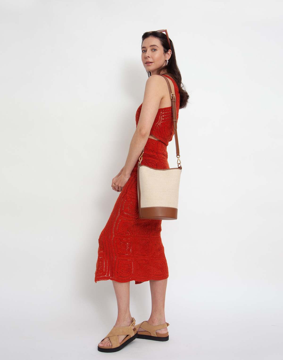 Hyer Goods Canvas Convertible Bucket Bag | Garmentory