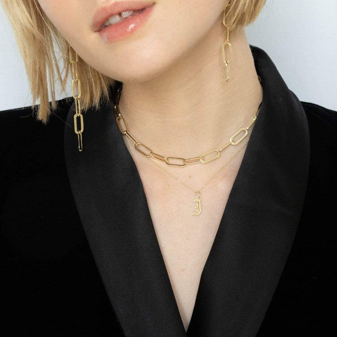 Jennifer Zeuner Marta Necklace Gold Garmentory