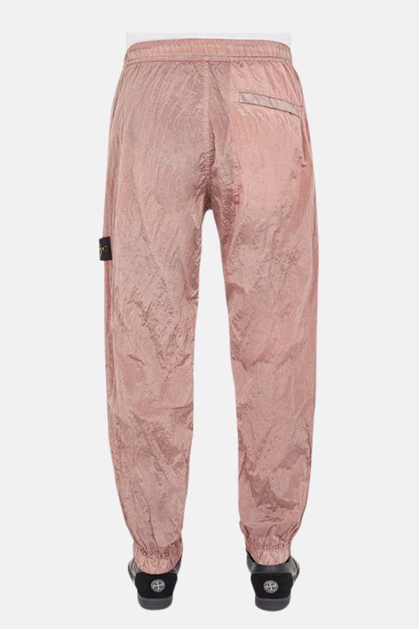 Stone Island Econyl Nylon Metal Loose Trousers Pink Garmentory