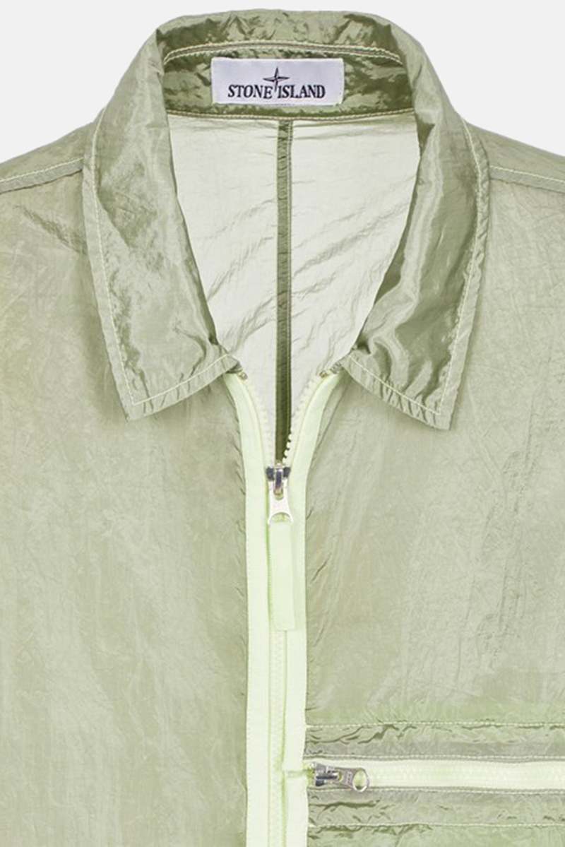 ＜STONE ＞23ss OVERSHIRT カーキ STONE ISLAND OVERSHIRT - KHAKI – Trent_End_Clothing