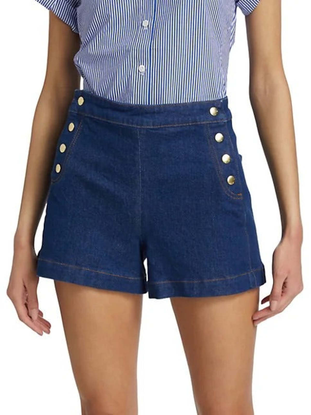 Short Frame FRAME Denim Sailor Snap Short - Adele | Garmentory
