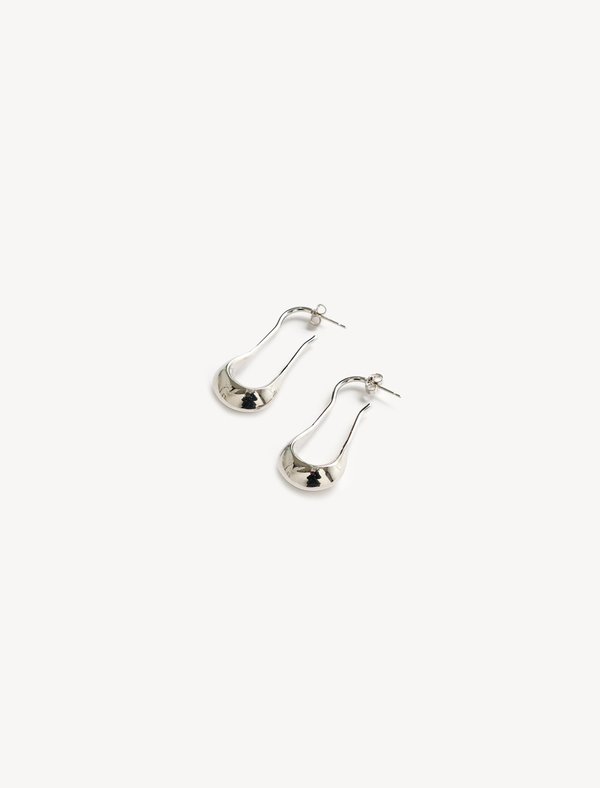 Lemaire Short Drop Earrings - Silver | Garmentory