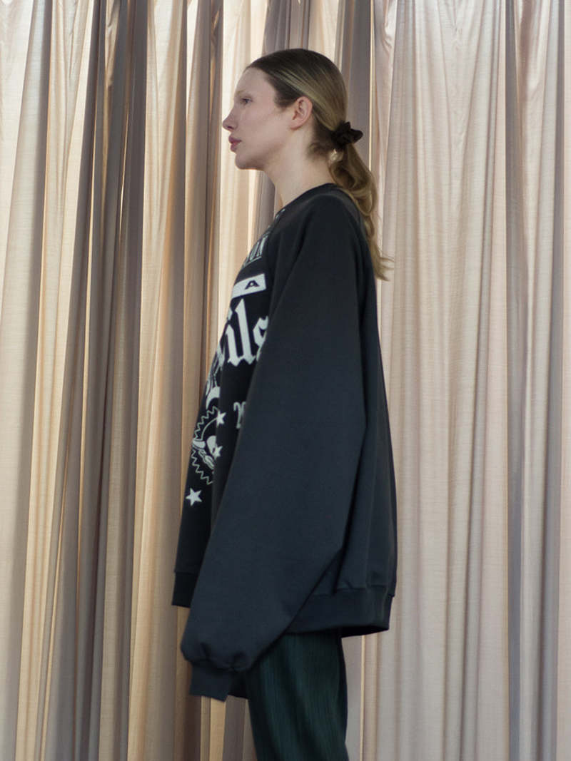 Vaquera スエット Vaquera Women Snap Sweatshirt Woven - Grey - Women | VAQ08T0171