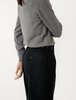 MHL by Margaret Howell Wool Cotton Drill Uniform Trousers - Navy - Thumbnail 4