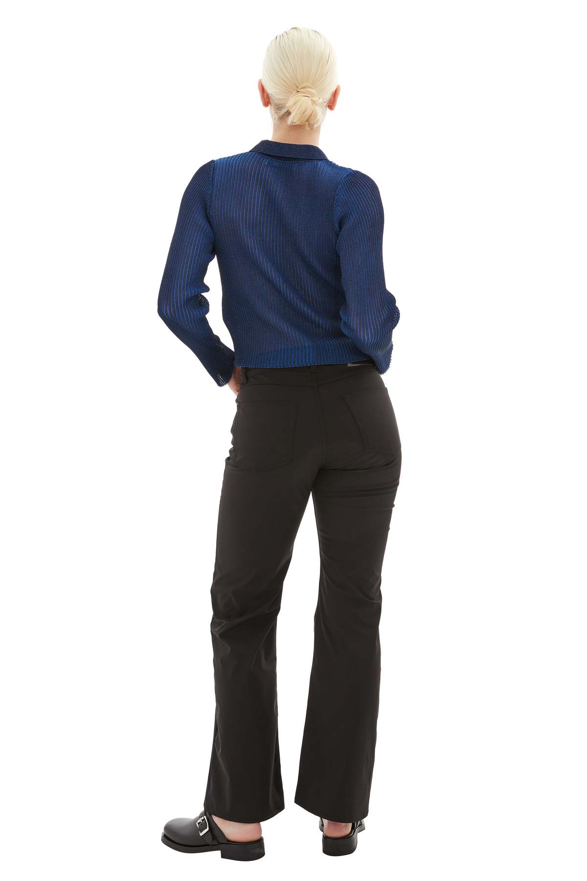Our Legacy Mazzy Polo - Onyx Sapphire | Garmentory