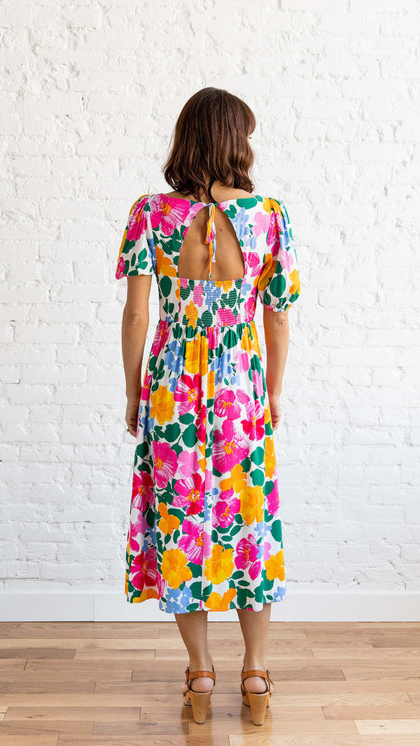 sugar lips dress Womens Sugar Lips Rency Floral Pime Smocked Maxi Dress main image 0