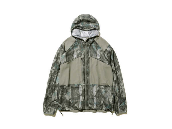Snow Peak Printed Insect Shield Mesh Jacket - Grey | Garmentory