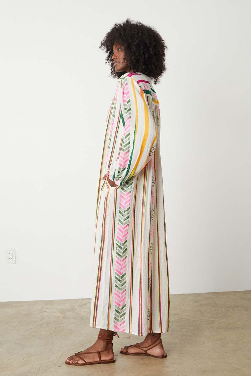 Velvet by Graham & Spencer Peyton Midi Dress - Multi | Garmentory