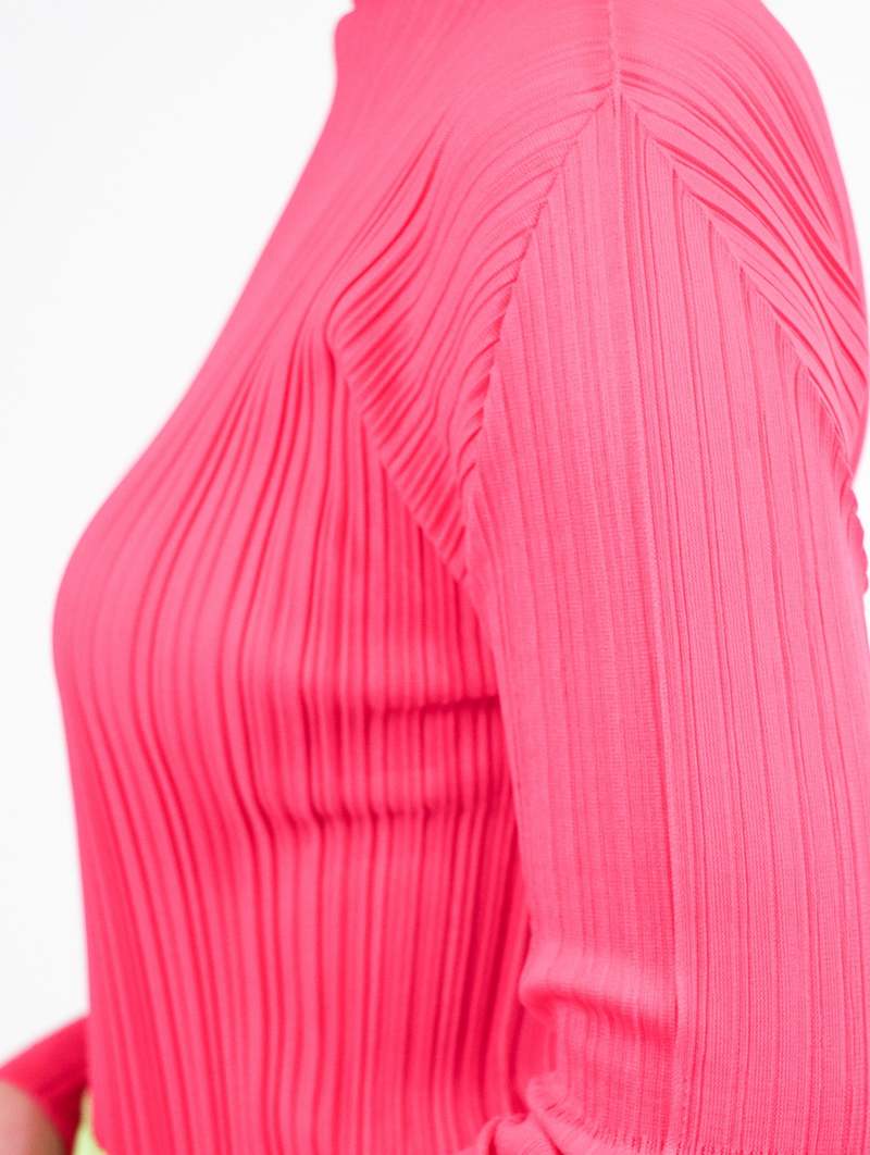 【美品】 PLEATS PLEASE ピンクベスト Melty Rib Top in Pink