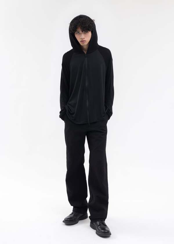 Post Archive Faction (Paf) 5.0+ Hoodie Right - Black | Garmentory