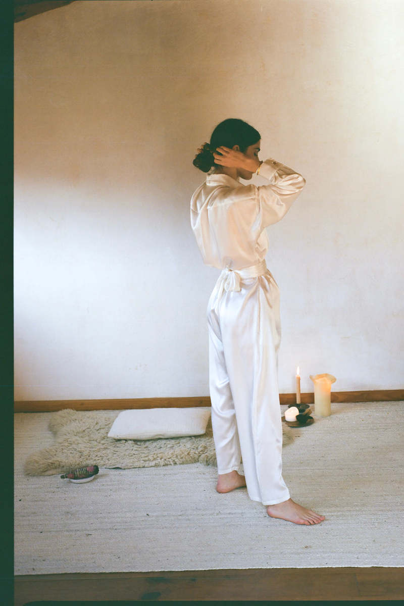 Datura Ren Jumpsuit - Ivory White Datura Ren Jumpsuit - Ivory White