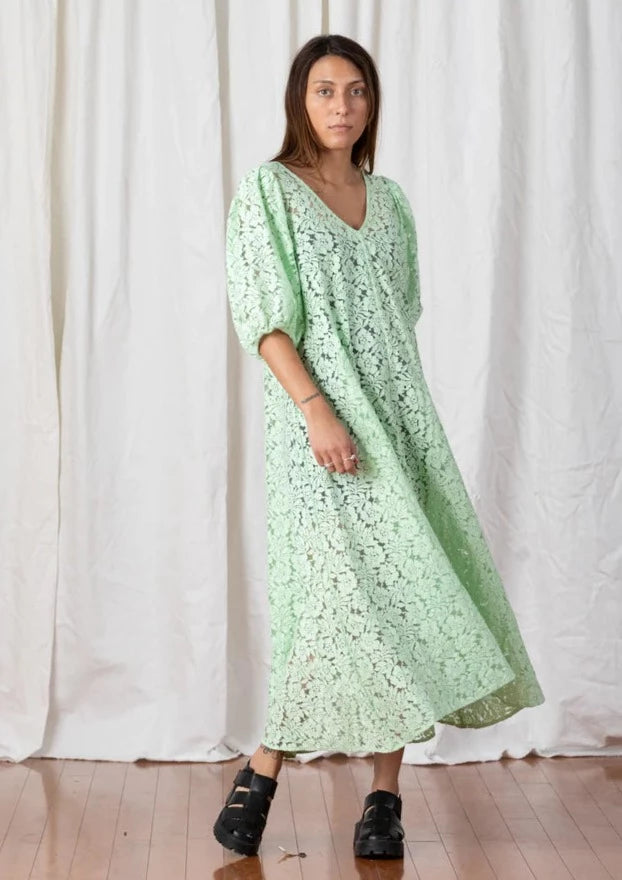 slim fit dress slacks Gauze Ruffle Midi Dress- Seafoam Green – Nursing Queen