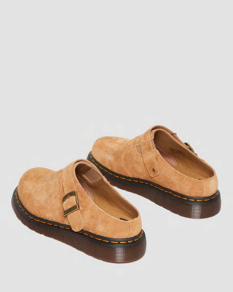 k*y様 ドクターマーチン Isham DESERT OASIS SUEDE Isham Desert Oasis Suede Mules in Black | Dr. Martens