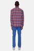 Original Madras Trading Company N5 Classic Shirt - Red Multi Check - Thumbnail 2