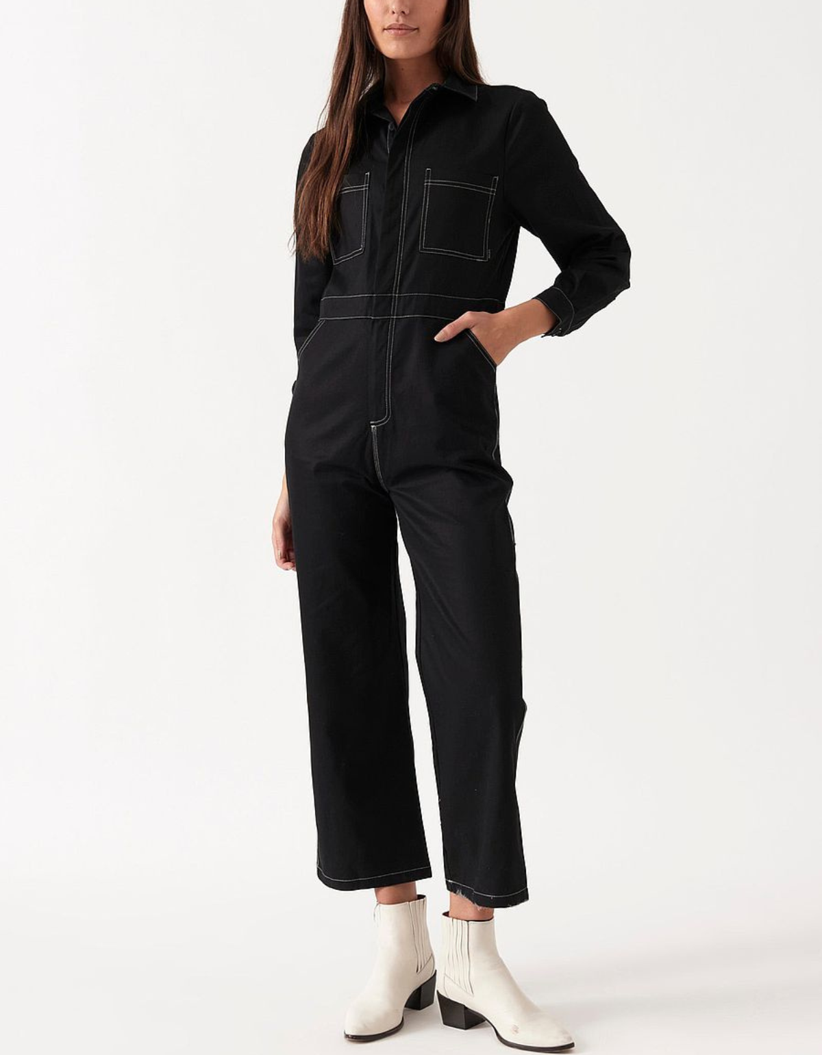 Rollas Carpenter Coverall - Black - Image 2 of 3