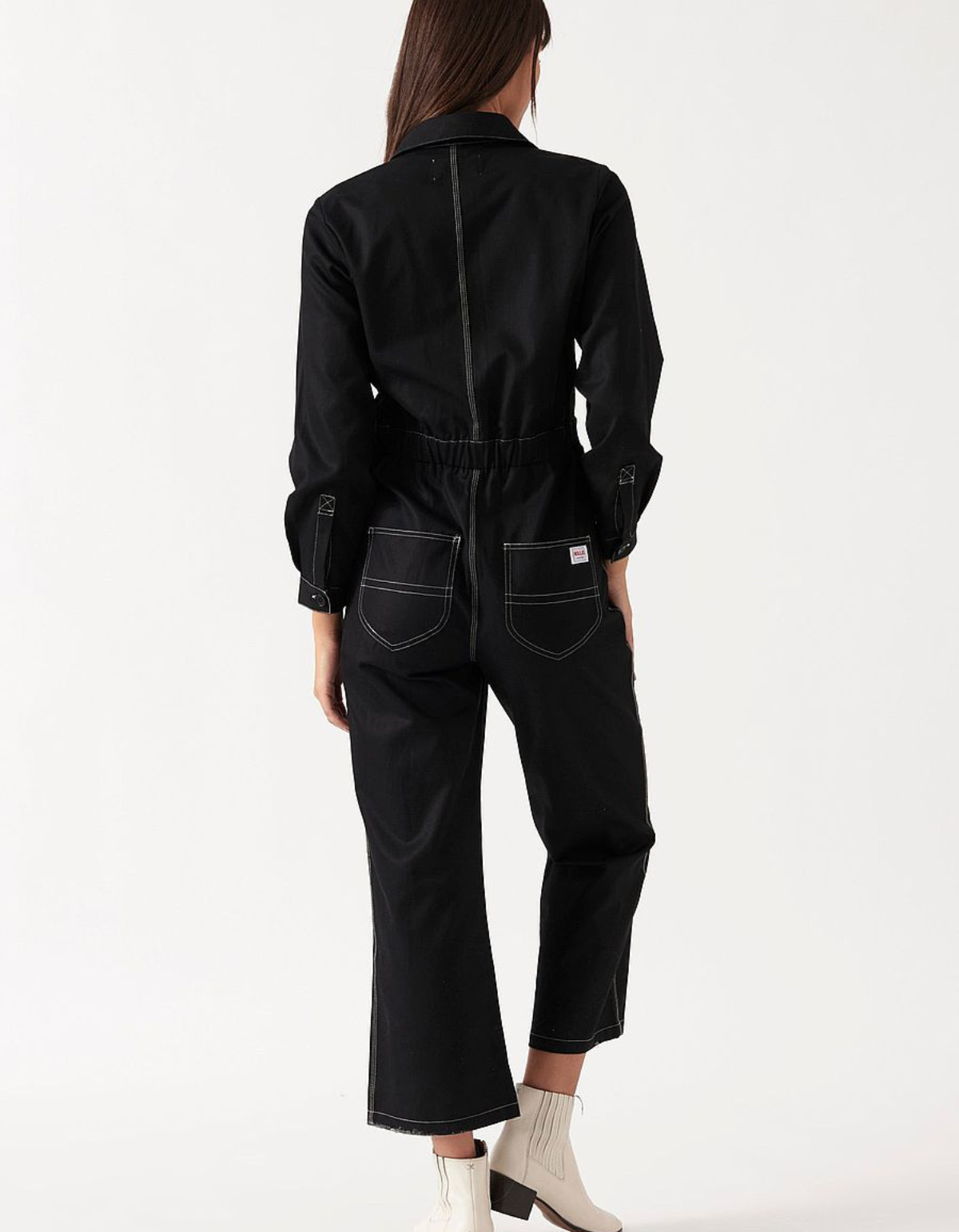 Rollas Carpenter Coverall - Black - Image 3 of 3