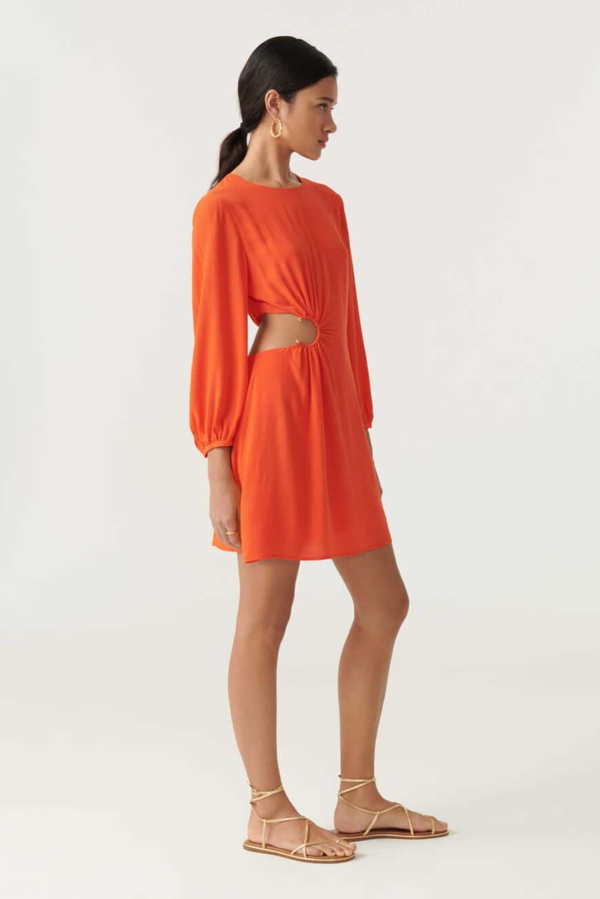 bash orange dress ba&sh | Bonica Dress | XS
