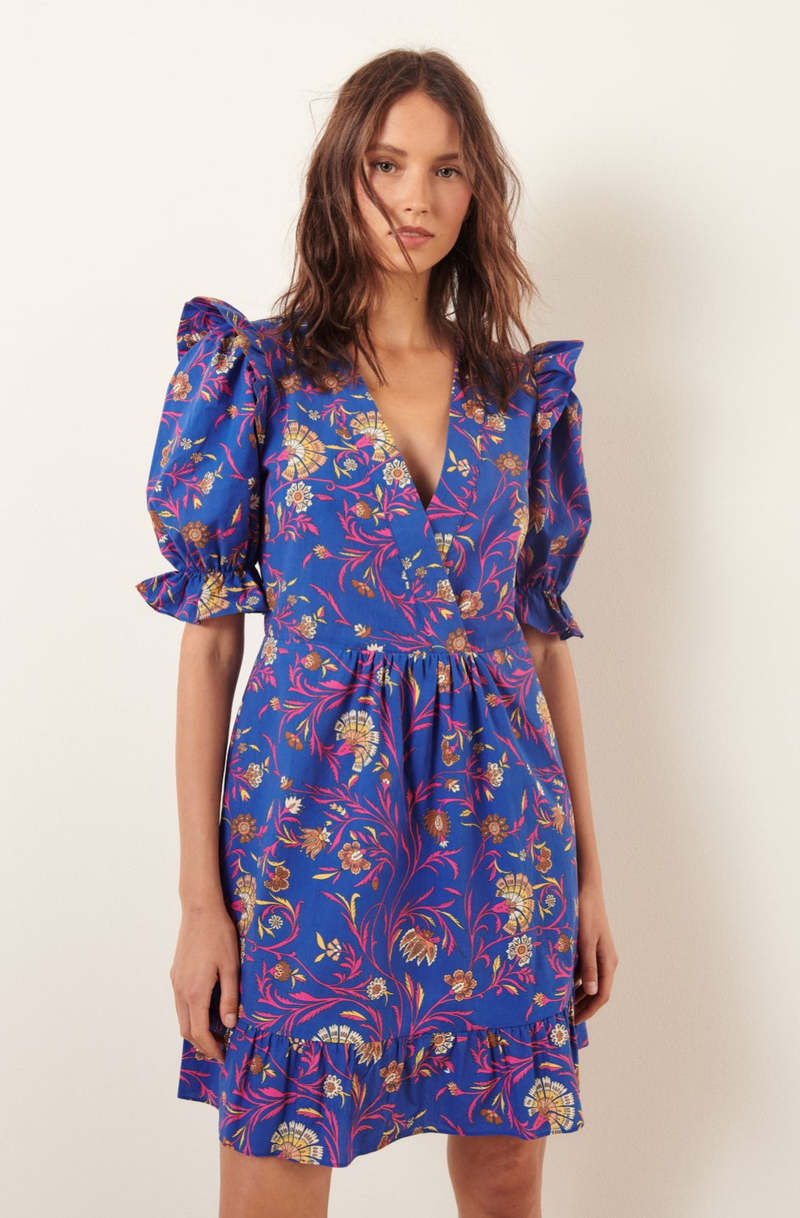 bash dress blue Bash Paris Popy Dress - Blue