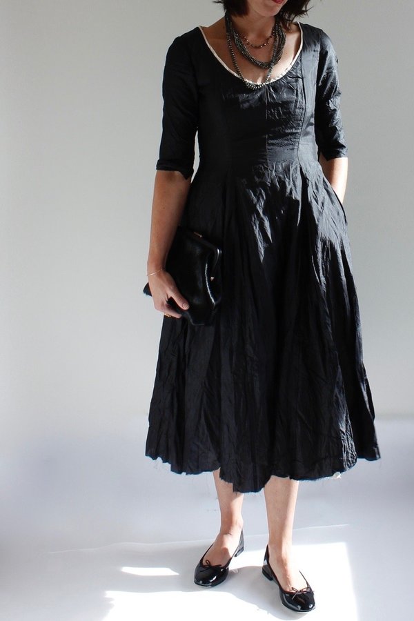 Hazel Brown Taffeta Party Dress Hazel Brown Taffeta Party Dress