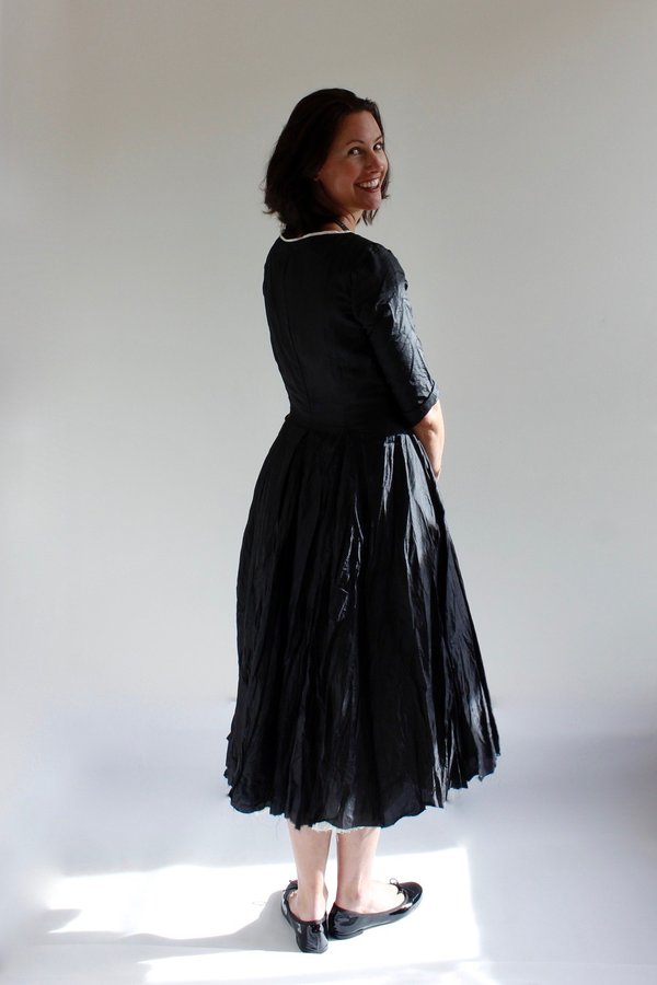 Hazel Brown Taffeta Party Dress Hazel Brown Taffeta Party Dress