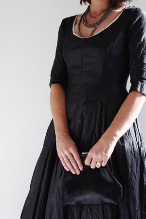 Hazel Brown Taffeta Party Dress Hazel Brown Taffeta Party Dress