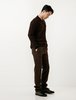 Frank Leder Wool Trouser with Deer Leather Detail - Thumbnail 1