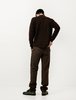Frank Leder Wool Trouser with Deer Leather Detail - Thumbnail 2