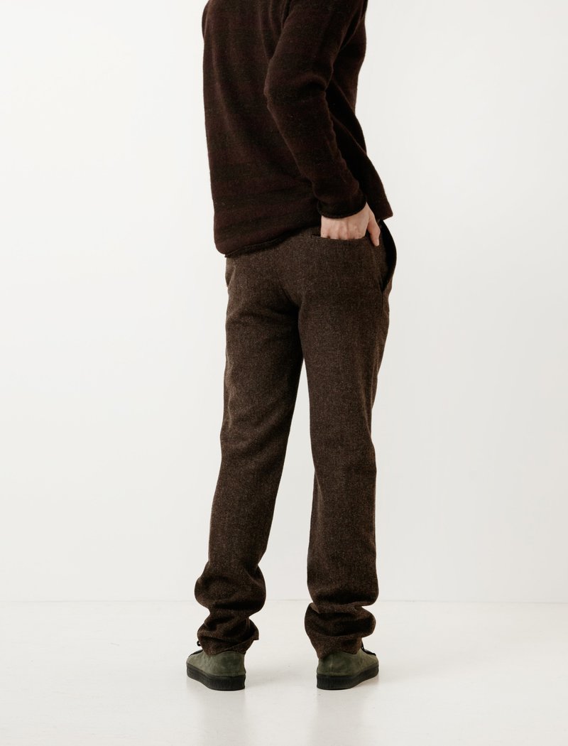 Frank Leder Wool Trouser with Deer Leather Detail