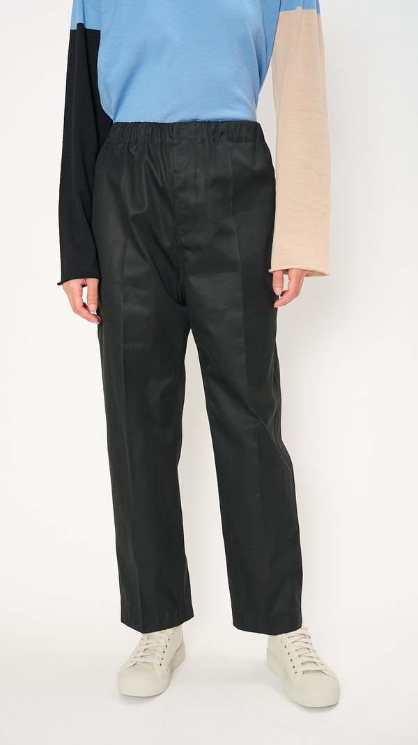 Sofie D'Hoore Pipers Classic Elastic Pant - Black | Garmentory