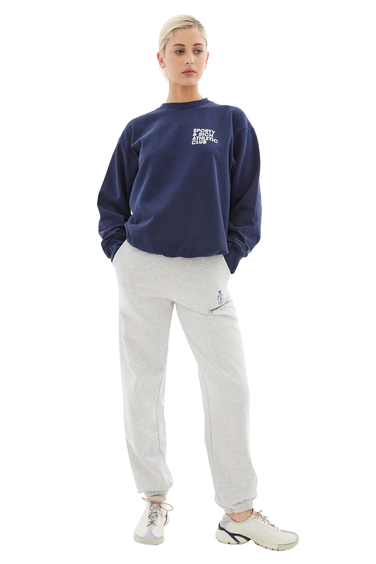 Sporty & Rich Exercise Often Crewneck - Multi | Garmentory