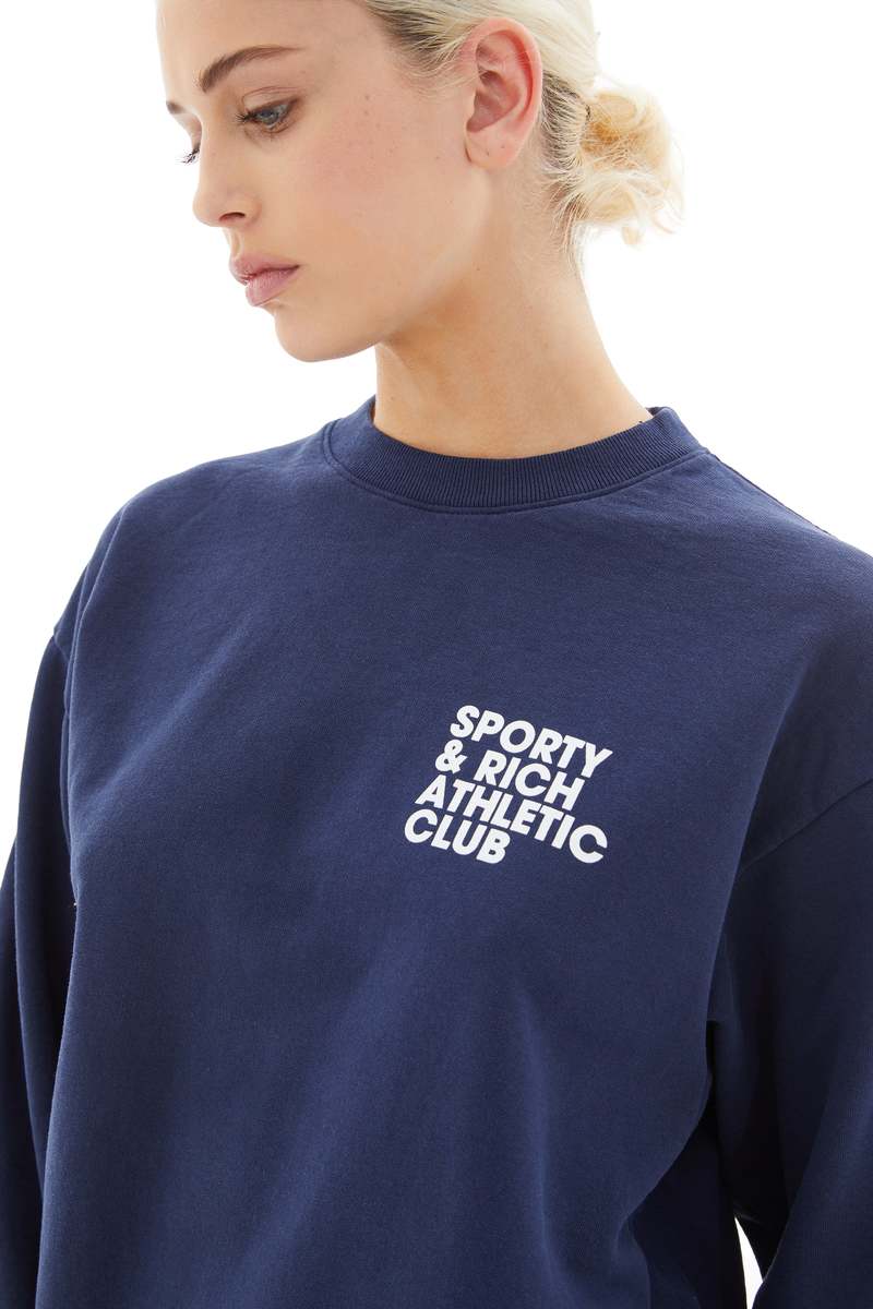 Sporty & Rich Exercise Often Crewneck - Multi | Garmentory