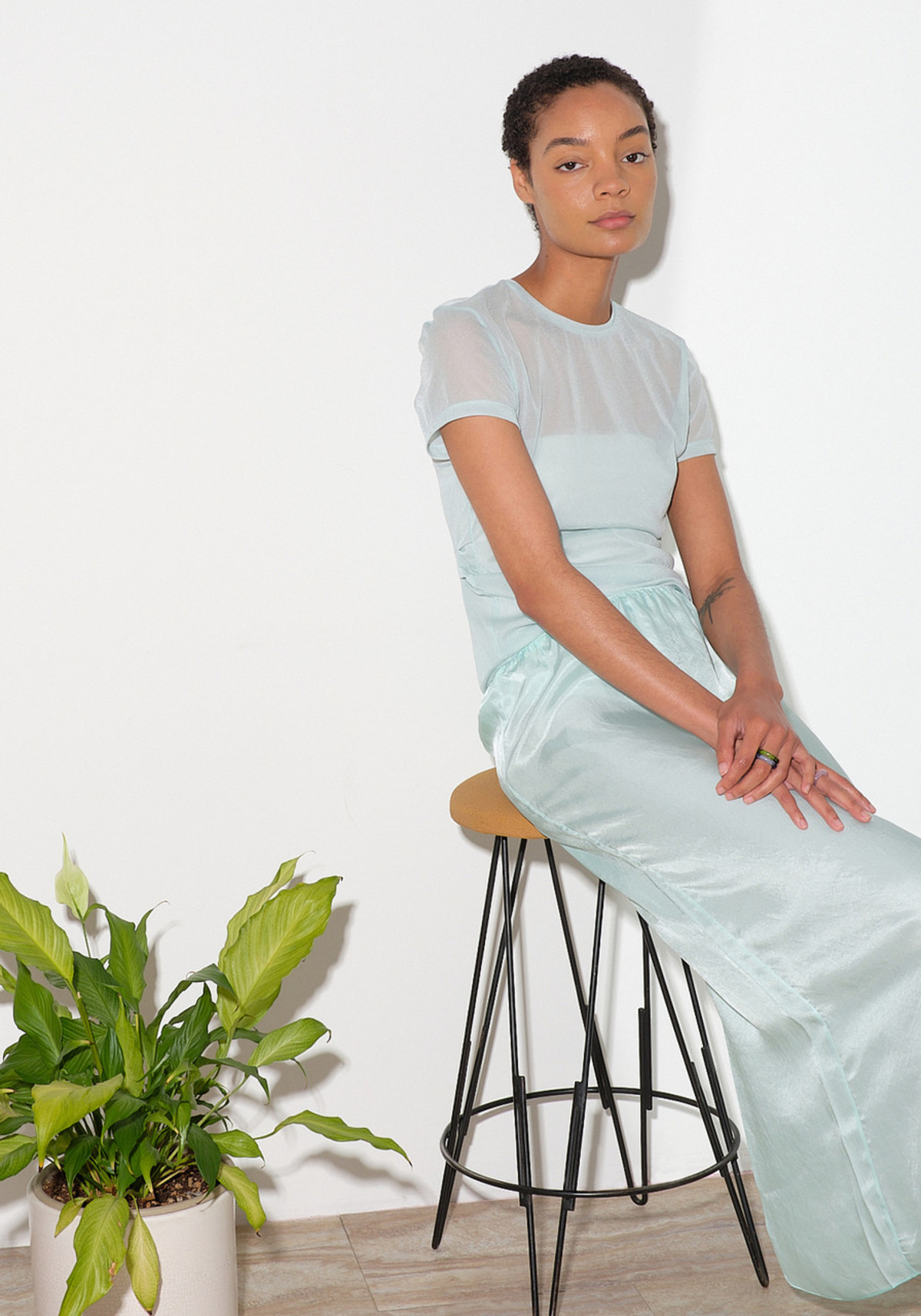 tibi sheer dress Tibi