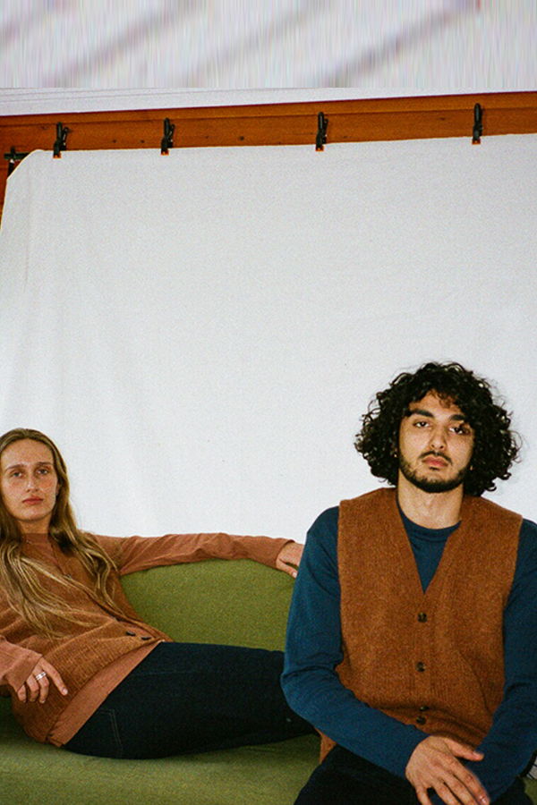 I AND ME Button Up Sweater Vest - Burnt Sienna