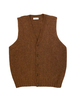 I AND ME Button Up Sweater Vest - Burnt Sienna - Thumbnail 9