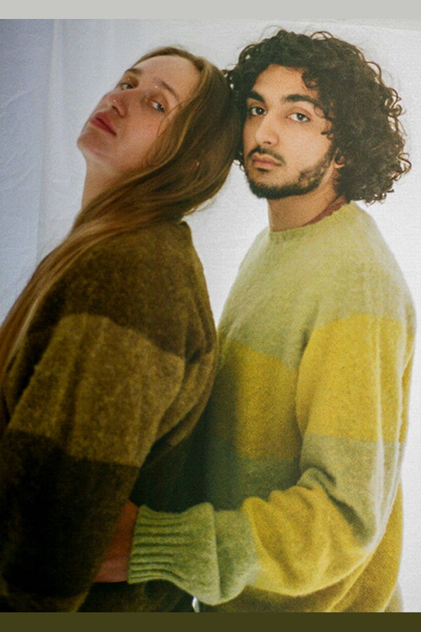 I AND ME Stripe Everyday Jumper - Pistachio/Citrus