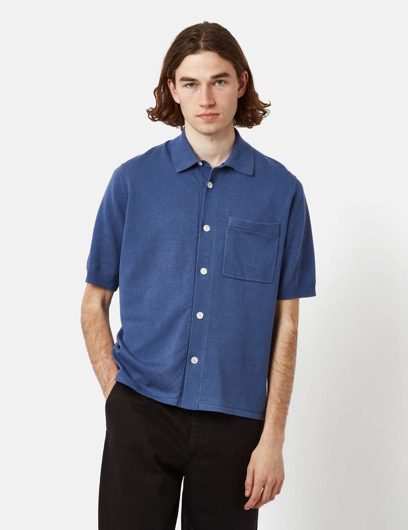 Norse Projects Rollo Cotton/Linen Short Sleeve Shirt