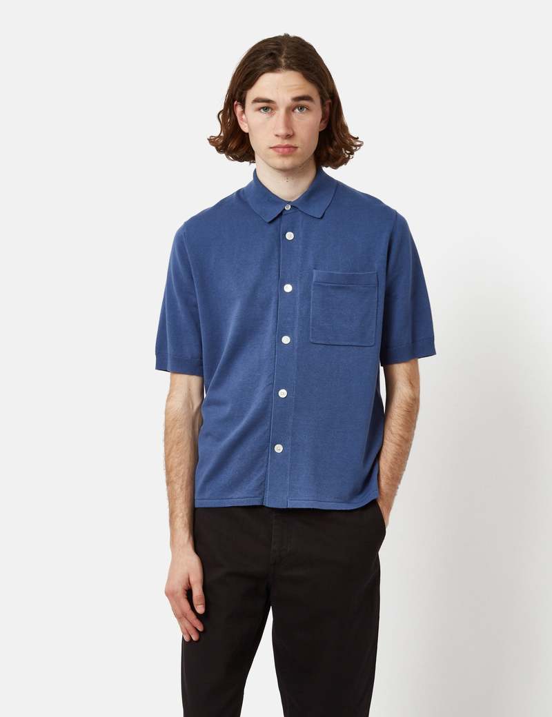 Norse Projects Rollo Cotton/Linen Short Sleeve Shirt