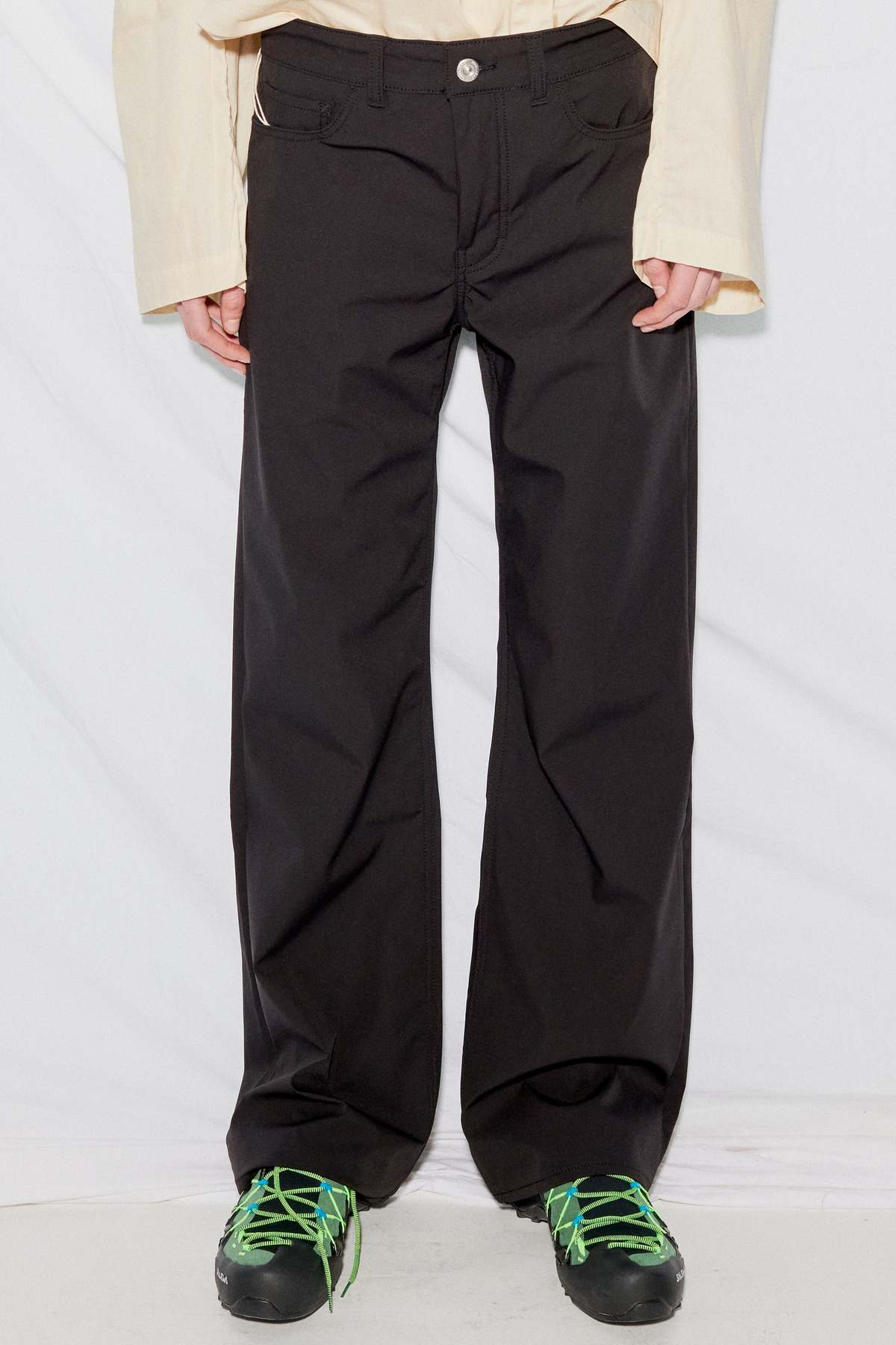 【OUR LEGACY 】MUTED SCUBA BOOT CUT PANT Boot Cut Black Muted Scuba by Our Legacy ▶️ Meadow