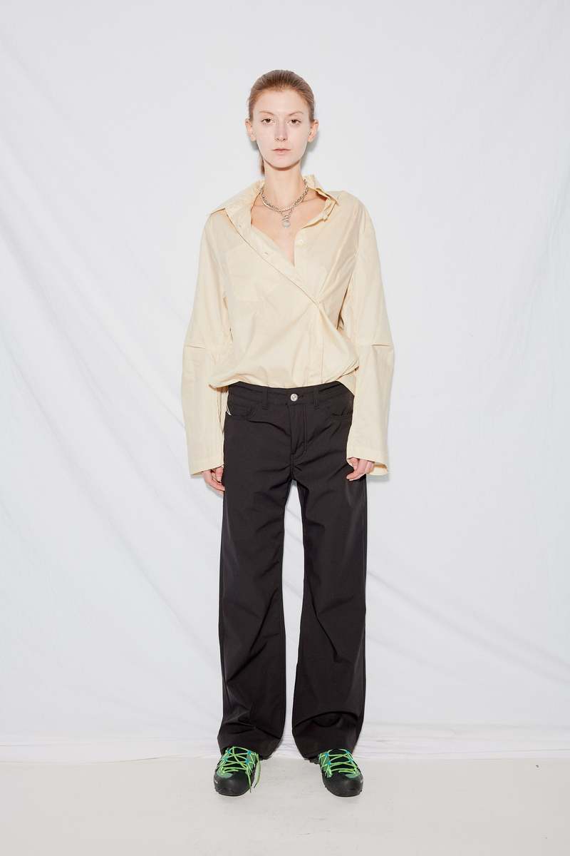 Our Legacy Muted Scuba Boot Cut Pant - Black | Garmentory