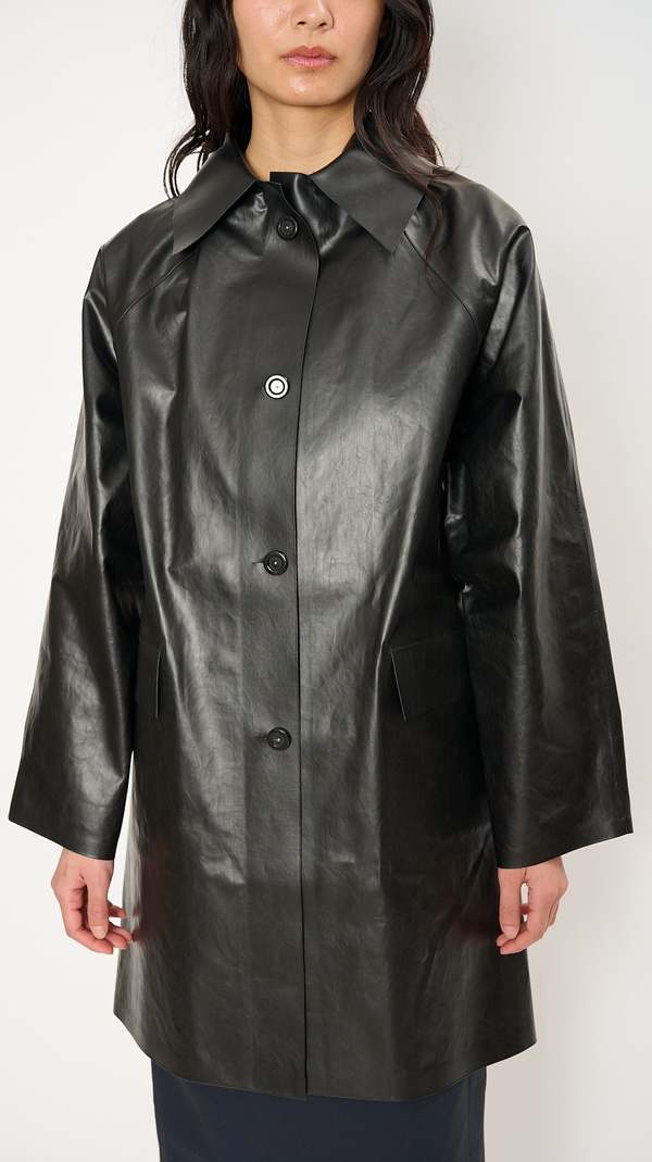 KASSL Original Oil Coat - Black | Garmentory