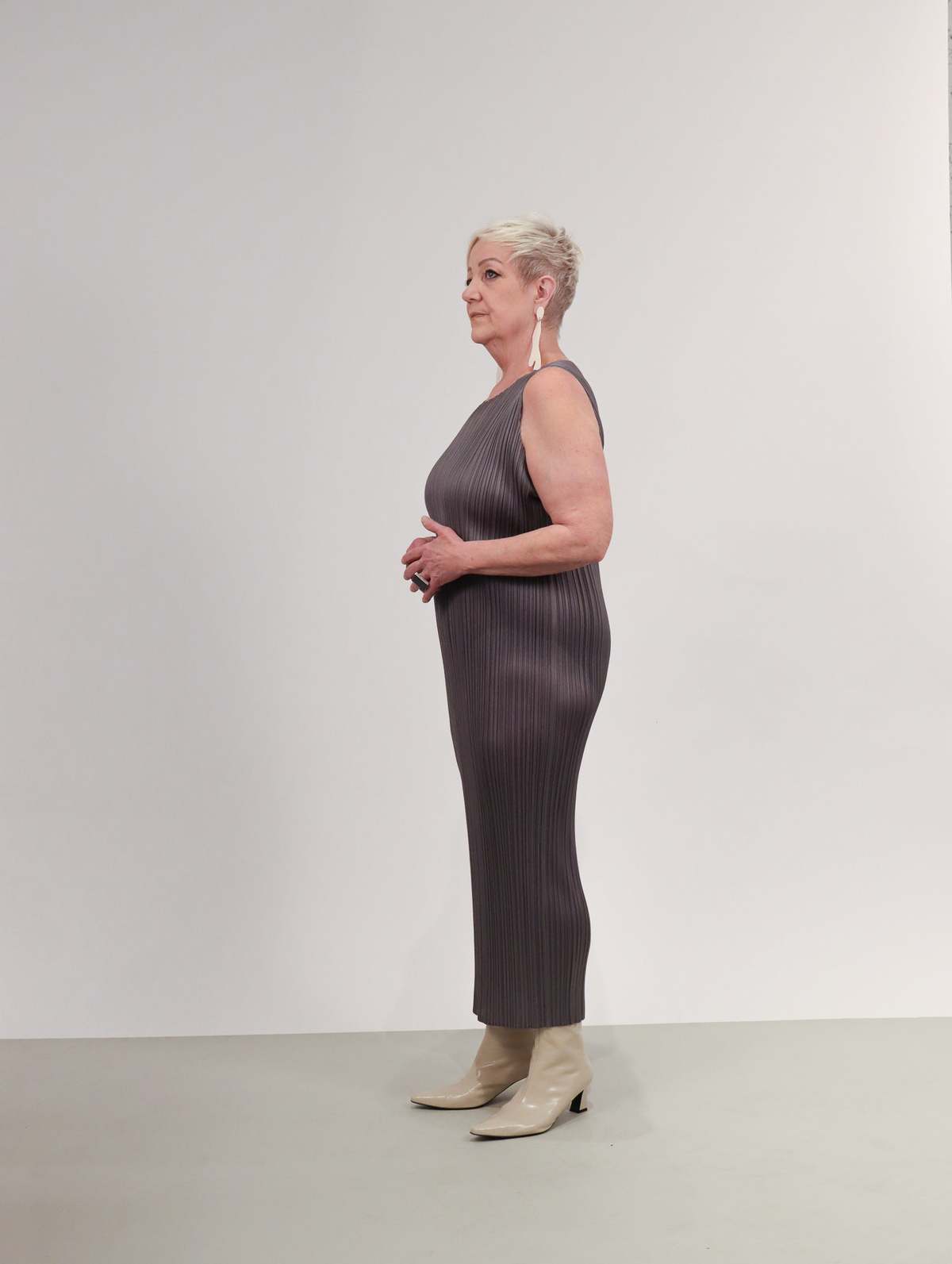 PLEATS PLEASE ISSAY MIYAKE ロングジレ　レディース Pleats Please Issey Miyake – Ashia Mode