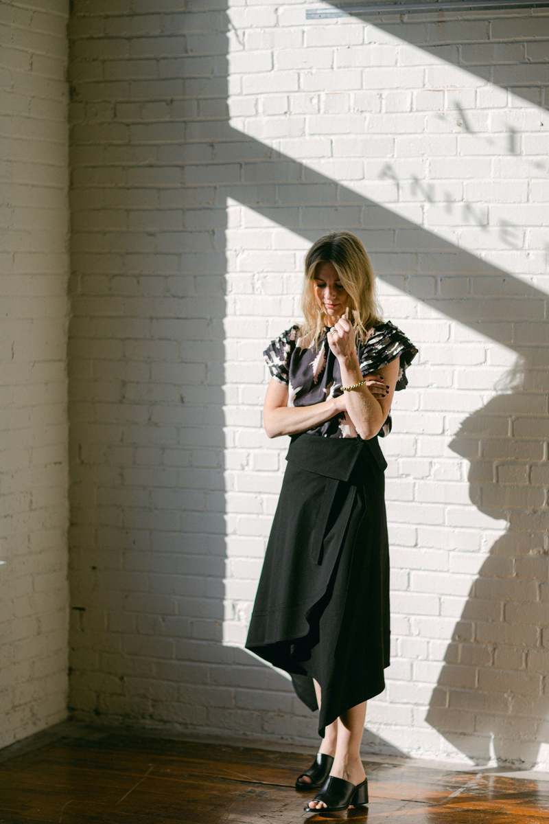 Ulla Johnson Micaela Top - Noir Blur | Garmentory, image size:800x1200